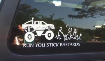 stick family stickers - Funny stick family stickers for car