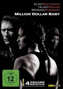 Million Dollar Baby - PG rated. Starring Clint Eastwood, Morgan Freeman and Hillary Swank