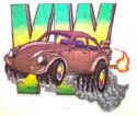 VW Beetle - caricature of the VW Beetle