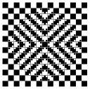 ~*~ - optical illusion black/white image..