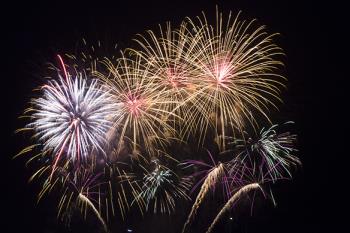 Tonight fireworks, Plymouth, UK