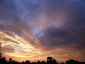 One cloudy sunset One cloudy sunset