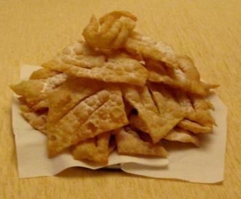 Carnival fried pastry "Chiacchiere" made by LadyDuck