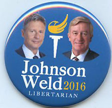 Gov. Gary Johnsons and Gov. William Weld for President/Vice President 2016.