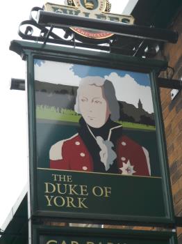  the new Duke Of York sign, Heyside, Royton, Manchester