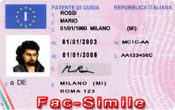 italian Driving License  - italian Driving License 