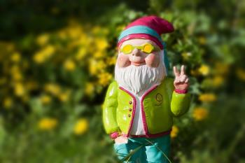 garden gnome. Pixabay image.