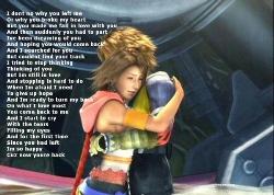 Yuna and Cloud - Yuna and Cloud of FF