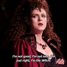 Benadette Peters as The Witch in Into the Woods http://i.ytimg.com/vi/sAfwst7Iscg/0.jpg