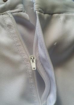 my white pants that needs it&#039;s zipper changed. 