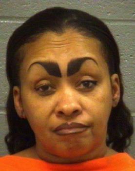 brows of an angry woman