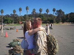 me and my hubby after his 7 month deployment to ir