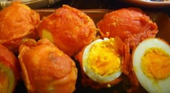 Boiled Eggs battered and fried