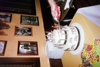 Carrot cake for birthday