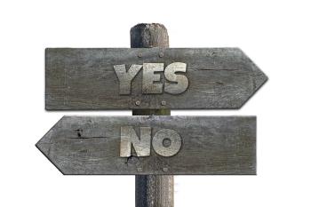 Our conscience knows when to say yes, and when to say no. Its signpost is connected to God. Our conscience knows when to say yes, and when to say no. Its signpost is connected to God.