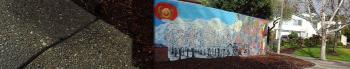Robertsville,local history,panorama,murals,gold rush Robertsville,local history,panorama,murals,gold rush