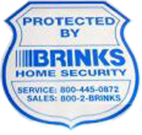 security - this is a pic of the Brinks Security logo