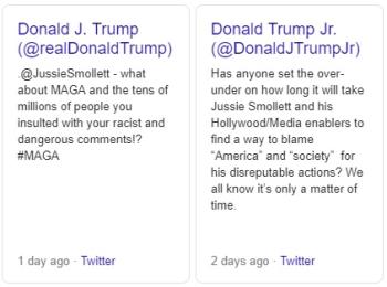 unedited screenshot of tweets unedited screenshot of tweets