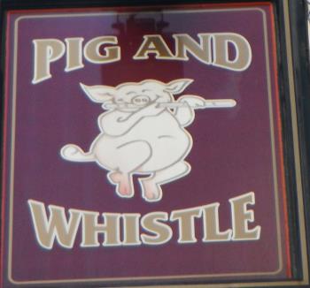 Photo - Pig And Whistle pub sign - Liverpool 