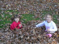 girls on a fall day - These are my daughters on a wonderful fall day