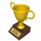 Trophy - picture of a gold colored trophy
