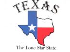 Lone Star State - Picture of a of texas with a lone star