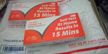 My covid home test kits came today!