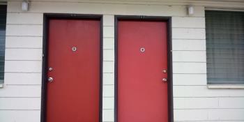 As you look at picture my door is on the right. As you look at picture my door is on the right.