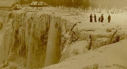 Niagra Falls - THIS PICTURE WAS TAKEN WHEN NIAGARA FALLS WAS COMPLETELY FROZEN IN THE YEAR 1911. A VERY RARE PHOTO. Niagra Falls - THIS PICTURE WAS TAKEN WHEN NIAGARA FALLS WAS COMPLETELY FROZEN IN THE YEAR 1911. A VERY RARE PHOTO.