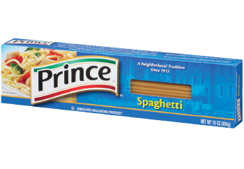 https://www.princepasta.com/en-us/products/6526/Spaghetti.aspx Prince(R) is a registered trademark of the Prince Pasta Company https://www.princepasta.com/en-us/products/6526/Spaghetti.aspx Prince(R) is a registered trademark of the Prince Pasta Company