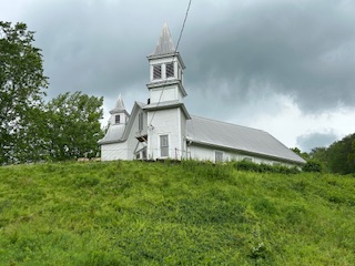 Briceville church, Rocky Top, Tennessee.  Photo taken by and the property of FourWalls.