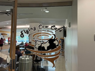 Flying Cow Cafe, National Weather Service.