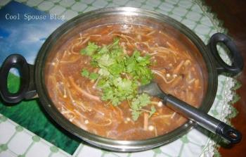 Chinese recipe - vegetarian shark fin  - Cook vegetarian shark fin with shark fin melon