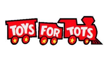 toys - this is an image of the toys for tots logo train.