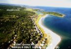 Goose Rock Beach, Maine - aerial view of Goose Rock Beach, on the southern coast of Maine