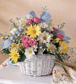 Flowers for my new friends - 121kb gif