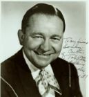 Tex Ritter - Autographed photo of hillbilly singer Tex Ritter, father of TV star John Ritter.