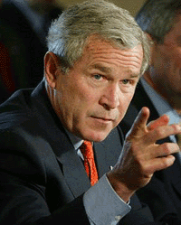 George Bush - George Bush - Leading us or is he?