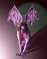"devil woman" - photo of a devil woman by famous painter "mike status"