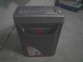 My shredder - I use this to get rid of documents with my info on it.