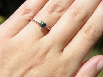 Sparkling Blue Diamond Heart Cut 1/2 Carat Ring - Probably my favorite diamond ring! Sparkling Blue Diamond Heart Cut 1/2 Carat Ring - Probably my favorite diamond ring!