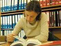 study...boring...exciting? - woman studying in the library