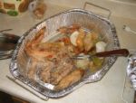 leftovers - Half of a turkey left, to consume through November