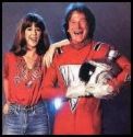 Mindy and Mork - Picture of Pam Dawber and Robin Williams from the TV show, Mork and Mindy.