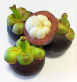 Mangosteen - Picture of mangosteen fruit.