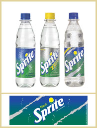 sprite - bottle of sprite.....good drink