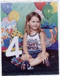 4th bday - aint she cute 