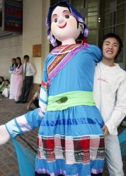 Puppet Man - A puppe Artist with his Puppet heritage culture.