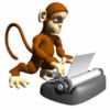 A typing monkey - A typing monkey