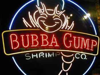 bubba gumps restrant - the big sign out side Bubba Gumps.
  It&#039;s in NY.city.